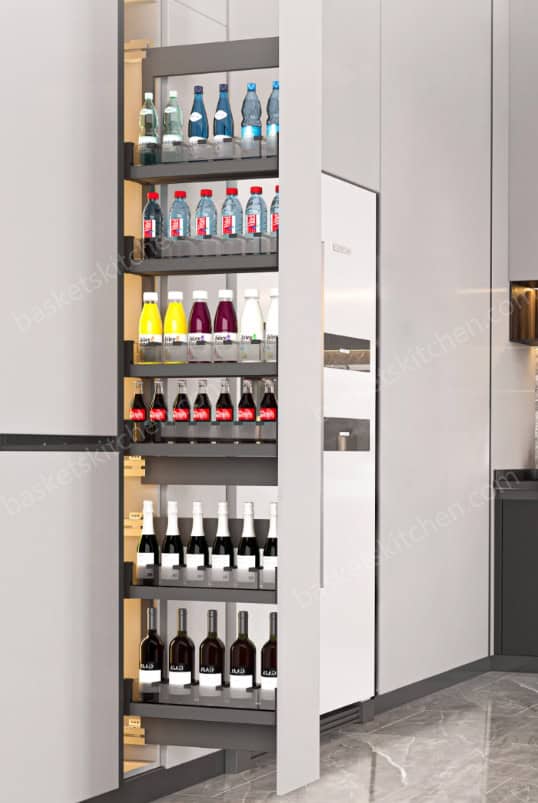 pantry pullout baskets