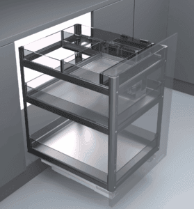 Aluminum Seasoning Pull Out Basket