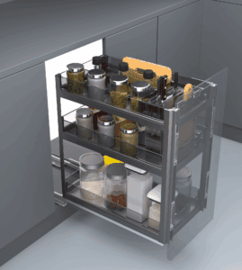 Aluminum Seasoning Pull Out Basket - Shearer Style3