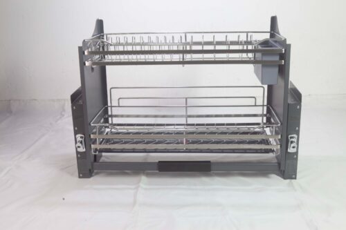 chrome kitchen baskets,